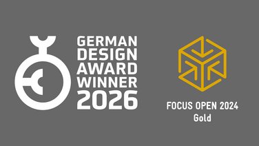 VISUELL Szenografie: Obstbaumuseum: Logo German Design Award Winner 2026 und Logo Focus Open 2024 Gold