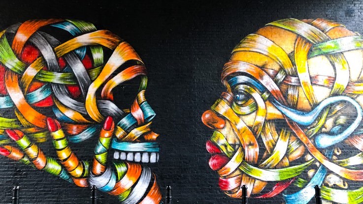 VISUELL Blogbeitrag: Weiterbildung London: Street Art an einer Hauswand