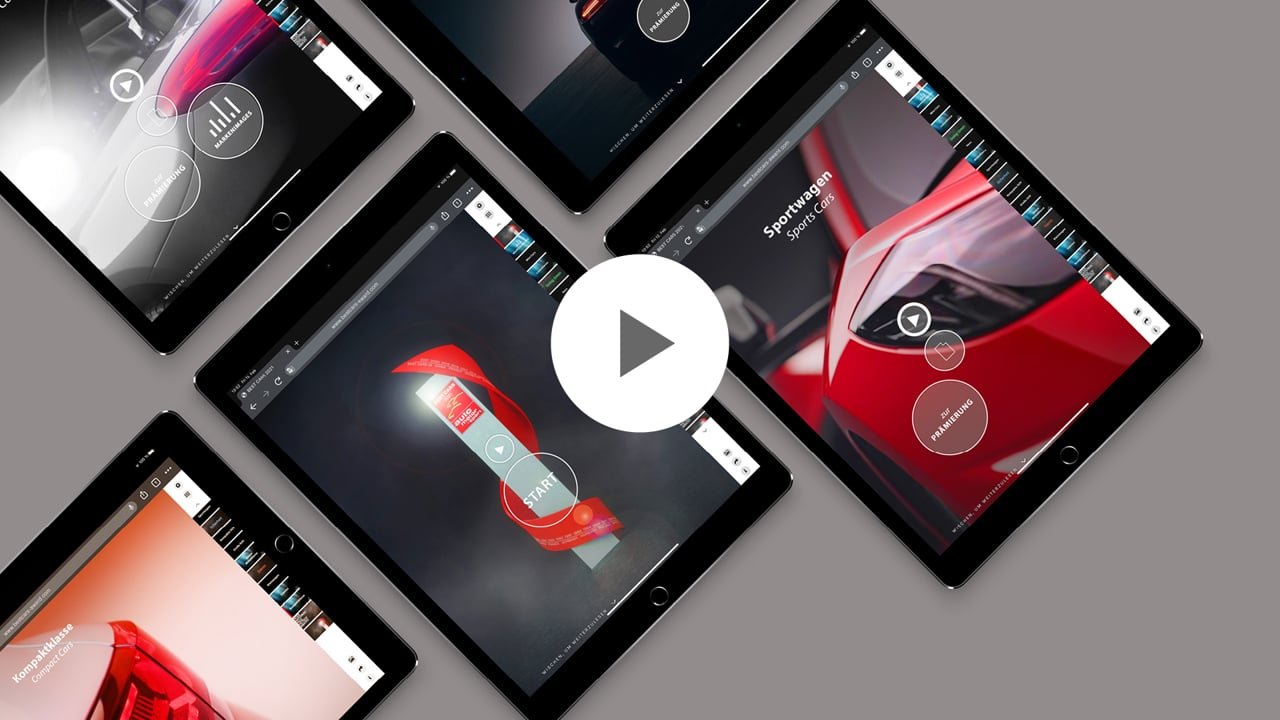 VISUELL Kommunikationsdesign: Video zu BEST CARS 2021, ein digitales Event auf einer Scrollytelling Webseite